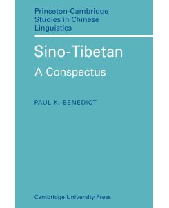 Sino-Tibetan A Conspectus - Paul K. Benedict