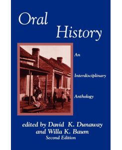 Oral History An Interdisciplinary Anthology