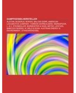 Dampfkesselhersteller Alstom, Buderus, Borsig, Balcke-Dürr, American Locomotive Company, Yarrow Shipbuilders, Werkspoor, L. & C. Steinmüller, Burmeister & Wain, Metso, Lentjes, Babcock Borsig, W. Bälz & Sohn, Austrian Energy & Environment, Standardkessel
