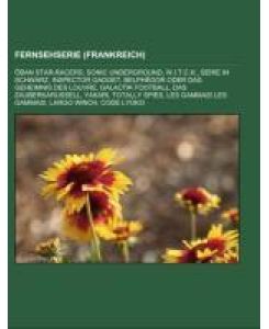 Fernsehserie (Frankreich) Oban Star-Racers, Sonic Underground, W.i.t.c.h., Serie in Schwarz, Inspector Gadget, Belphégor oder das Geheimnis des Louvre, Galactik Football, Das Zauberkarussell, Yakari, Totally Spies, Les Gammas! Les Gammas!, Largo Winch, Code Lyoko