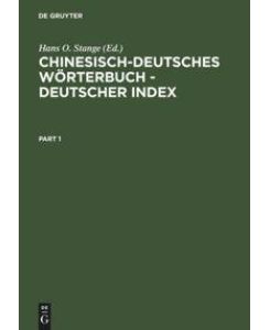 Chinesisch-Deutsches Wörterbuch - Deutscher Index