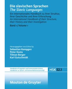 Die slavischen Sprachen / The Slavic Languages. Halbband 1