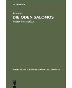 Die Oden Salomos - Salomon