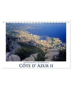 Cote d' Azur II - Sonnenküste Frankreichs (Tischkalender 2024 DIN A5 quer), CALVENDO Monatskalender Die Schönheit der Cote d' Azur ist einfach überwältigend - Rick Janka