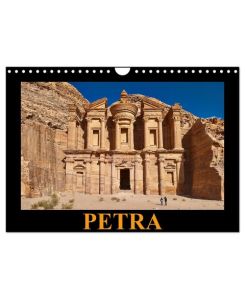 PETRA (Wandkalender 2024 DIN A4 quer), CALVENDO Monatskalender Fotos der faszinierenden antiken, nabatäischen Felsenstadt Petra in der jordanischen Wüste, UNESCO-Weltkulturerbe - Jürgen Ritterbach