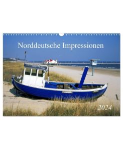 Norddeutsche Impressionen (Wandkalender 2024 DIN A3 quer), CALVENDO Monatskalender Landschaften und Sehenswürdigkeiten - Bildarchiv Reupert