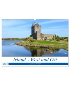 Irland - West und Ost (Wandkalender 2024 DIN A2 quer), CALVENDO Monatskalender unterwegs an Irlands Küsten - Andreas Jordan