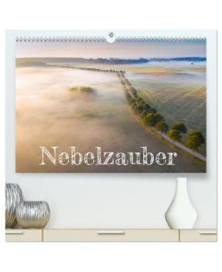 Nebelzauber (hochwertiger Premium Wandkalender 2025 DIN A2 quer), Kunstdruck in Hochglanz Zauberhafte Nebelbilder von unterschiedlichen europäischen Orten - Peter Schürholz