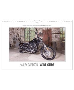 Emotionale Momente: Harley Davidson - Wide Glide / CH-Version (Wandkalender 2025 DIN A4 quer), CALVENDO Monatskalender Emotionale Momente auch bei der Produktfotografie für eine Harley. - Ingo Gerlach