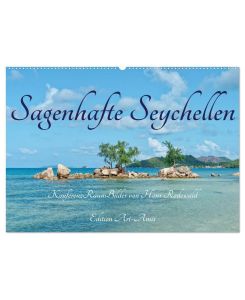 Sagenhafte Seychellen - Idylle im Indischen Ozean (Wandkalender 2026 DIN A2 quer), CALVENDO Monatskalender Sonne, Strand und Meer für alle, die das Paradies suchen - Hans Rodewald CreativK Deutschland