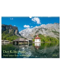 Der Königssee Perle unter dem Watzmann (Wandkalender 2026 DIN A3 quer), CALVENDO Monatskalender Bayerns schönster Bergsee im Nationalpark Berchtesgaden - Prime Selection