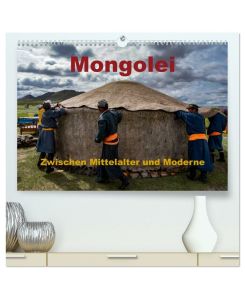 Mongolei - Zwischen Mittelalter und Moderne (hochwertiger Premium Wandkalender 2026 DIN A2 quer), Kunstdruck in Hochglanz Eine Reise durch die Mongolei. Außergewöhnliche Landschaft und Kultur. - Roland Störmer