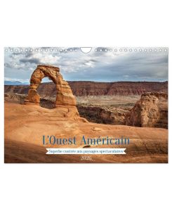 L'Ouest Américain - Superbe contrée aux paysages spectaculaires (Calendrier mural 2026 DIN A4 vertical), CALVENDO calendrier mensuel Quelques paysages emblématiques de l'Ouest des Etats-Unis.