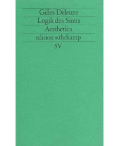 Logik des Sinns Logique du sens - Gilles Deleuze