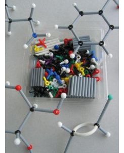 ORBIT Molekülbaukasten Chemie Basis-Set mit 160 Teilen und farbigem Booklet