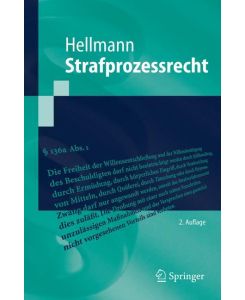 Strafprozessrecht - Uwe Hellmann