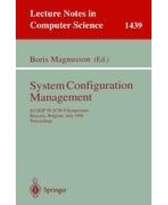 System Configuration Management ECOOP'98 SCM-8 Symposium, Brussels, Belgium, July 20-21, 1998, Proceedings