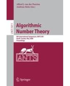 Algorithmic Number Theory 8th International Symposium, ANTS-VIII Banff, Canada, May 17-22, 2008 Proceedings