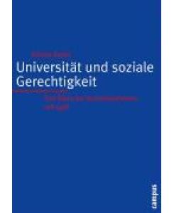 Universität und soziale Gerechtigkeit Eine Bilanz der Hochschulreformen seit 1998 - Antonia Kupfer