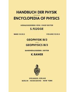 Geophysics III/Geophysik III Part III/Teil III