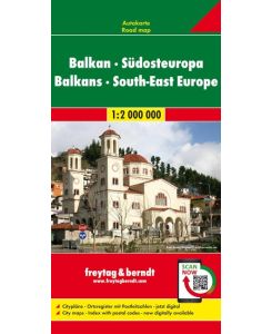 Balkan - Südosteuropa, Autokarte 1:2. 000. 000 LZ bis 2023