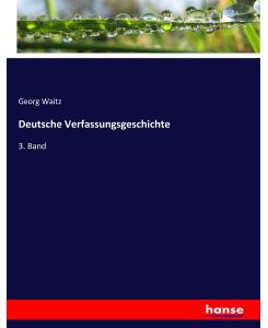 Deutsche Verfassungsgeschichte 3. Band - Georg Waitz