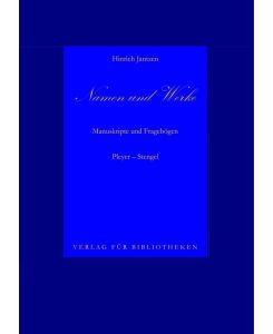 Namen und Werke 11 - Hinrich Jantzen