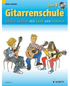 Gitarrenschule Band 1 mit CD Gitarre spielen mit Spaß und Fantasie - Neufassung. Band 1. Gitarre. Ausgabe mit CD. - Dieter Kreidler, Andreas Schürmann