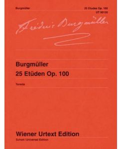 25 Etüden Nach der Erstausgabe editiert. op. 100. Klavier. - Friedrich Burgmüller