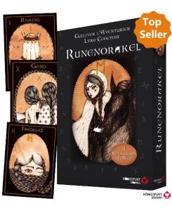 Runenorakel 24 Runenkarten mit Buch - Gulliver l'Aventurière