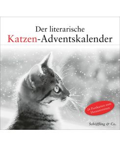 Der literarische Katzen-Adventskalender: Zweifarbiger Tischkalender zum Aufstellen. Mit 24 perforierten Postkarten zum Heraustrennen: Zweifarbiger ... Postkarten zum Heraustrennen - Spiralbindung