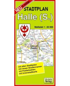 Stadtplan Halle (Saale) 1 : 20 000
