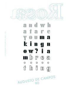 Rosa - Augusto de Campos 90 - Augusto de Campos, Marjorie Perloff, Caetano Veloso