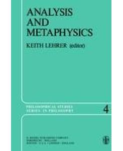 Analysis and Metaphysics Essays in Honor of R. M. Chisholm