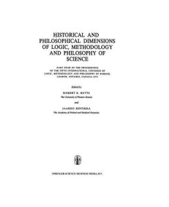 Historical and Philosophical Dimensions of Logic, Methodology and Philosophy of Science Part Four of the Proceedings of the Fifth International Congress of Logic, Methodology and Philosophy of Science, London, Ontario, Canada-1975