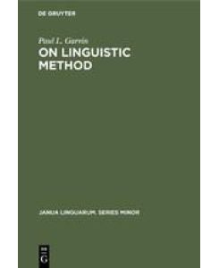 On Linguistic Method - Paul L. Garvin