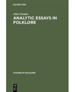 Analytic Essays in Folklore - Alan Dundes
